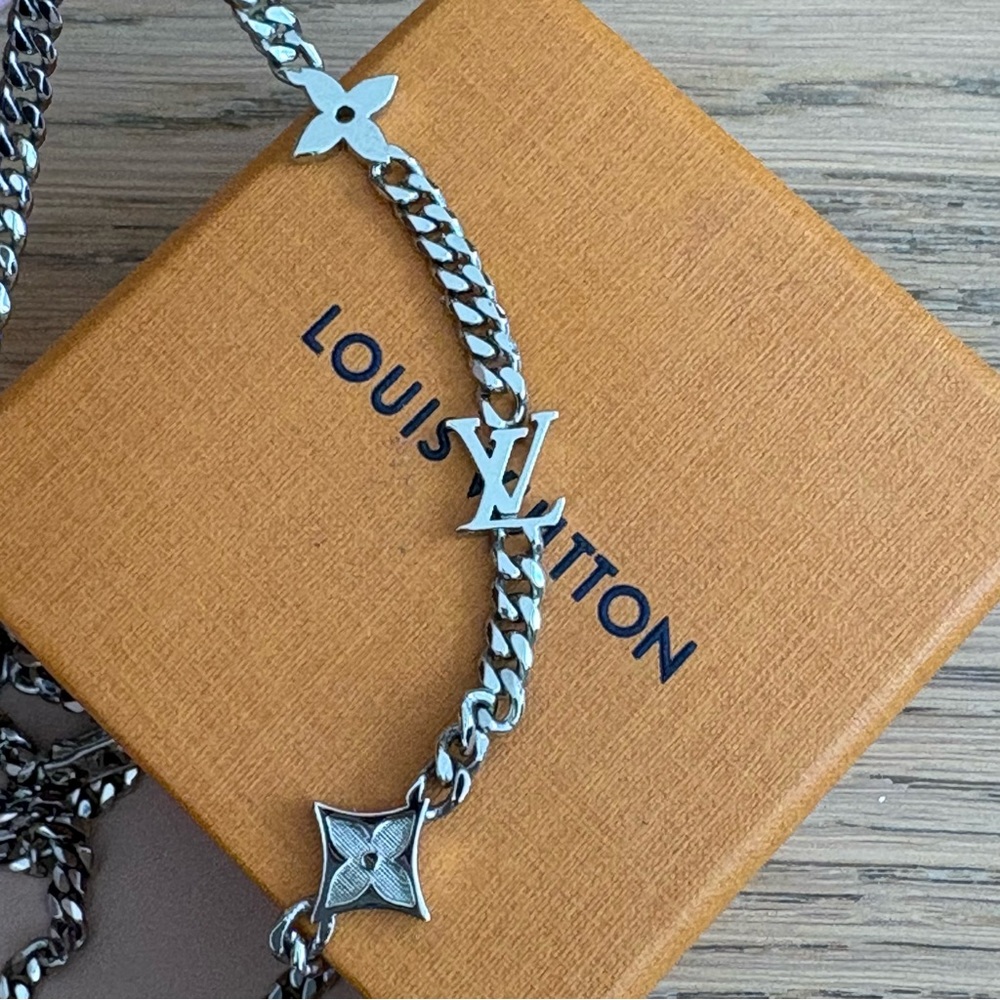 Louis Vuitton Monogram Row Chain Necklace - Picture 10 of 16